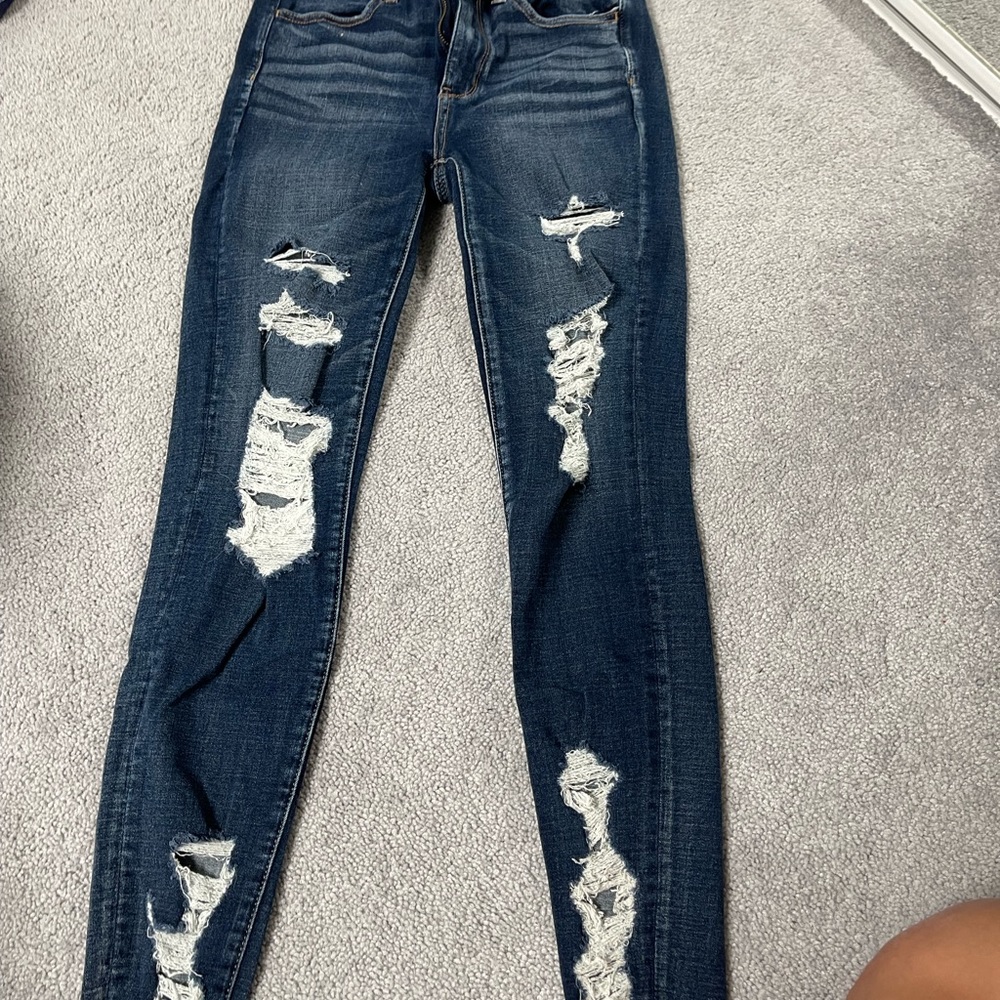 American Eagle ripped jeans